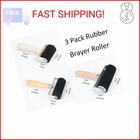 Yyaaloa 3 Pack Rubber Roller Brayer Rollers 1 4 2 4 4 Inch Art Craft Roller For
