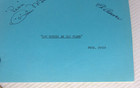 Original Vintage Mary Tyler Moore Tv Script Cast Signed  W Mailer Estate Find