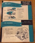 Vintage 1958 Rand Mcnally Road Atlas Usa Canada Mexico Spiral Bound Advertising