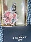 Nwt Coach Multi Bouquet Of Flowers Bag Charm Glitter Key Ring Fob 28463b W  Box