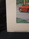 Ge Geivett 2001 16x12 Print - Mercedes Benz Red 300 Sl Roadster   Gull Wing