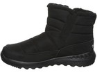 Bearpaw Women s Puffy Black Boots - Faux Fur Lined Snow Booties Sz 11 Nwob