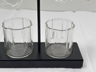New Glass Pistol Gun Liquor Whiskey Decanter Set With 2 Shot Glasses And Holder