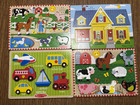 Melissa   Doug Wooden Puzzles 1 Sound 1 Song  2 Chunky