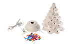 Ready To Paint Ceramic Bisque Christmas Tree   Base  Light Up Included
