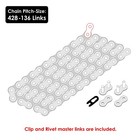 Caltric Drive Chain For Polaris Scrambler 90 2002-2003   Predator 90 2003-2006