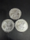 2023  1 American Eagle Coin 1 Oz Bu - Lot Of 3