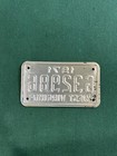 Vintage 1971 West Virginia Motorcycle License Plate   G32986