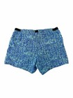 Vintage 1991 Patagonia River Shorts Sea Bream Pattern Belted Made In Usa Size S
