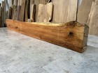 Rustic Figured Oak Wood Fireplace Mantel live Edge Oak rustic Oak Mantlepiece