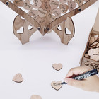 Heart Wedding Guest Book Alternative Wood Guest Book Wedding Reception With 100