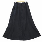 Audition Cotton Tuck Long Skirt Women   s Black Size 3