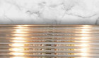 1 Pc Vintage Art Deco Nickel Chrome Brass   Glass Rod Wall Saunce Light Nautical