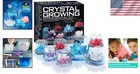 7 Crystal Growing Science Kit With Display Cases - Educational Stem Experiment