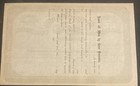 Bergen County Railroad Company 1870 s Unissued Stock Certificate - New Jersey