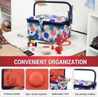 Singer 07230 Sewing Basket With Sewing Kit  Needles  Thread  Pins  Scissors  And