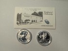 2013 Two-coin Silver Set American Eagle Dollar West Point Box   Coa  Ogp