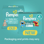 Pampers Baby Dry Size 1 Diapers Multicolor Wetness Protection Hypoallergenic