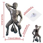 Xdhldulyk 1pcs Door Knocker Men Creative  Funny Balls Ring Silver