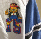 Vtg Garfield Long Sleeve T-shirt Size 10 Paws 1994 Cotton 