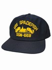 Vintage Uss Spadefish  ssn-668  Submarine Us Navy Warship Snapback Hat New Rare