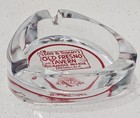 Vintage Advertising Glass Ashtray Leon   Tommy s Old Fresno Tavern California 