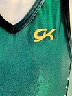 Gk Evergreen Child Small Mystique Velvet Gymnasts Dance Tank Leotard Sz Cs Nwt 