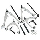 4pc Upper Lower Aluminum Control Arm For Silverado Sierra 14-18