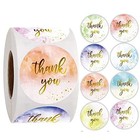 Ships To Japan Only 8pcs Thank You Colorful Stickers 8                                                                     