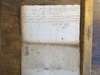 Antique Vintage Ephemera Early 1700s Handwritten Document In French I