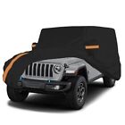 6 Layer Car Cover Waterproof Outdoor W  Cotton For Jeep Wrangler Jk 4 Door 87-23
