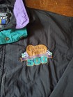 Vintage Nascar Cracker Barrel 500 Large Windbreaker Jacket Hartwell Viasport