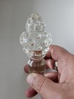 Vintage Large Clear Bottle Decanter Stopper