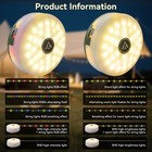 2 Pack Camping String Lights Rechargeable 26 Ft Camping Lights String Waterproof