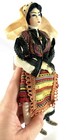 Vintage 1960s Yugoslavia Folk Costume Cloth Doll 8    Balkan Handmade