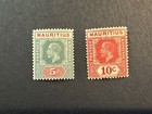 Mauritius   184a   187a Mlh Scv   25 50