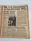 Original Wwii Us Newspaper  August 10  1945 The News  Washington  Dc  Rare  