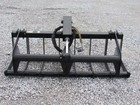 60  Single Cylinder Root Grapple Bucket Attachment Fits Skid Steer Quick Attach