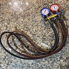 Yellow Jacket Manifold Gauge   Hose Set 2-valve Test charge psi R22 R404a R410a