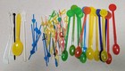 Lot Of 100  Vintage Drink Bar Stir Sticks  Swizzle Sticks   Sandwich Toothpicks