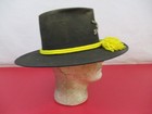Civil War Us Army M1858 Hardee Type Hat W cavalry Emblem   Hat Cords - Rare