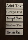 1x3 Custom Engraved Sublimation Brass Color Plate Plaque Name Tag Trophy Flag