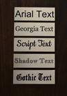 1x4 Custom Engraved Sublimation Brass Color Plate Plaque Name Tag Trophy Flag