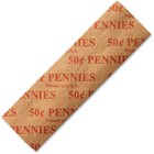 100 Pack Pennies Penny Coin Wrappers One Cent Usa Canada Flat Paper Tubes Wheat