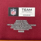 Washington Redskins Nfl Team Apparel Womens V Neck Jersey Shirt Burgundy Size M