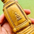 Old Temple Bell Somdej Toh Wat Rakang Brass Rich Lucky Wealth Thai Amulet  18467