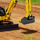 2t 4409 25 Lbs Bucket Mini Excavator Bucket W metal Teeth  excavator Kampf