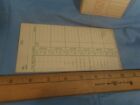 25 Nos Vintage Genuine Simplex Time Clock Cards  Journal ephemera scrapbooking