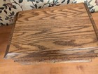 Vintage  Kenized Oak Silverware  Chest Tarnish Proof Cloth  drawer 