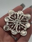     Stunning Bridal Shop Distefano  canada  Rhinestone   Pearl Brooch Vintage    